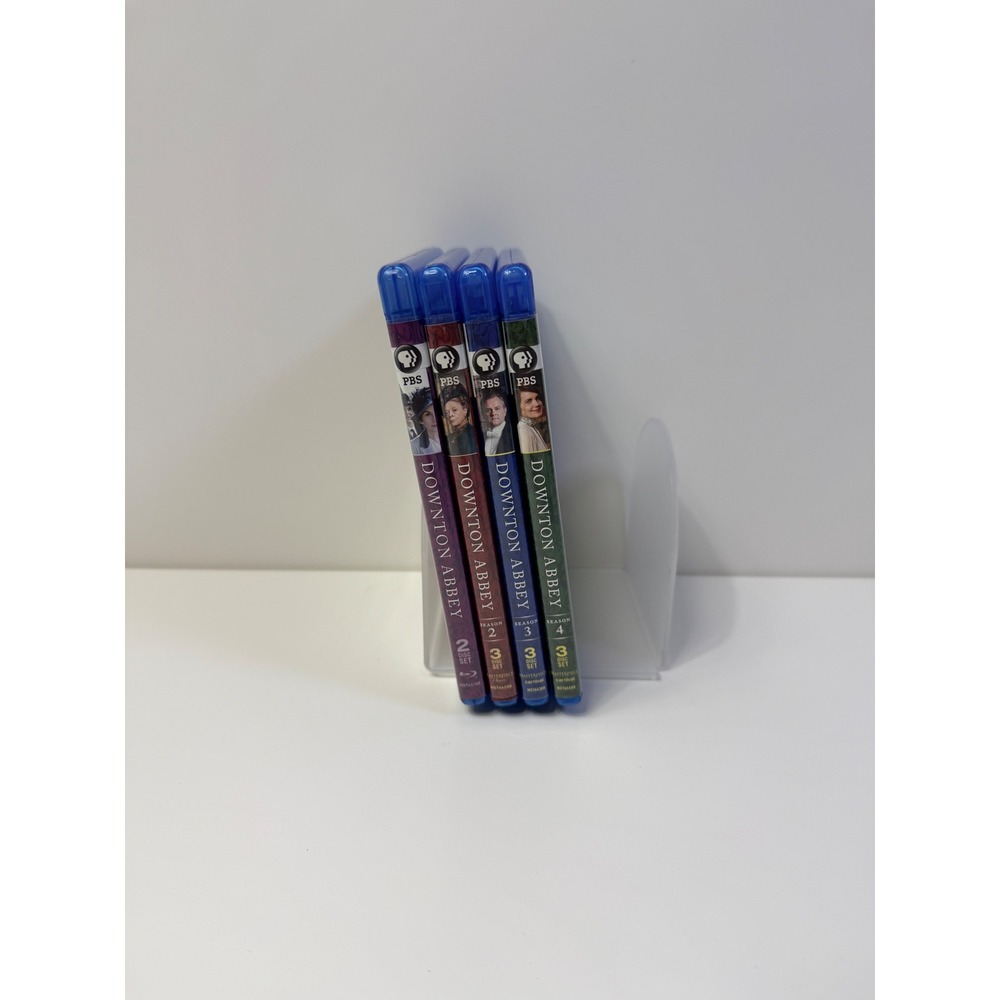 Downton Abbey Blu-ray Seasons 1 2 3 4 PBS Masterpiece Classic UK Edition Lot